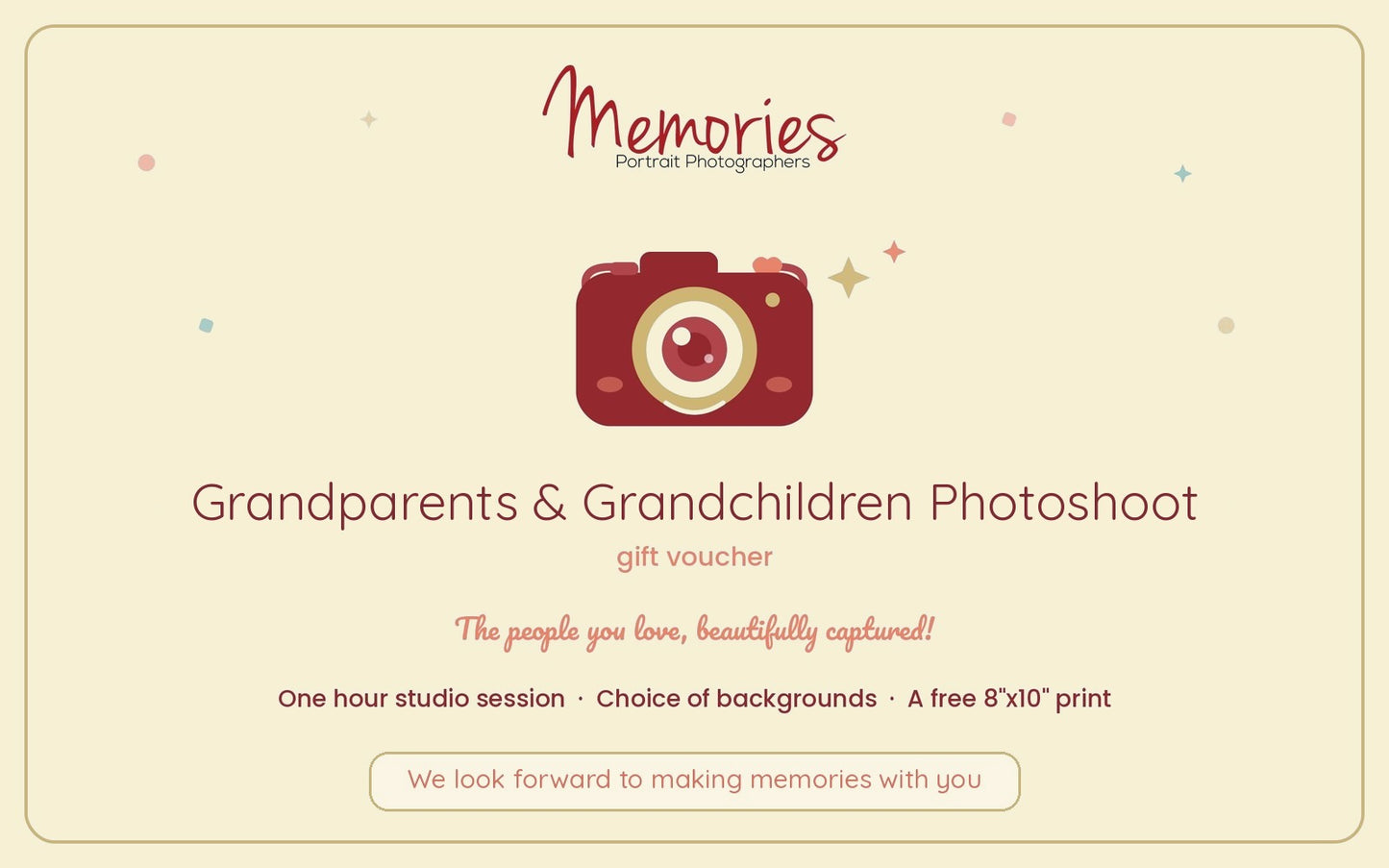 Grandparents & Grandchildren Photoshoot Gift Voucher