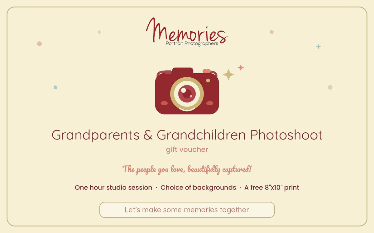 Grandparents & Grandchildren Photoshoot Gift Voucher