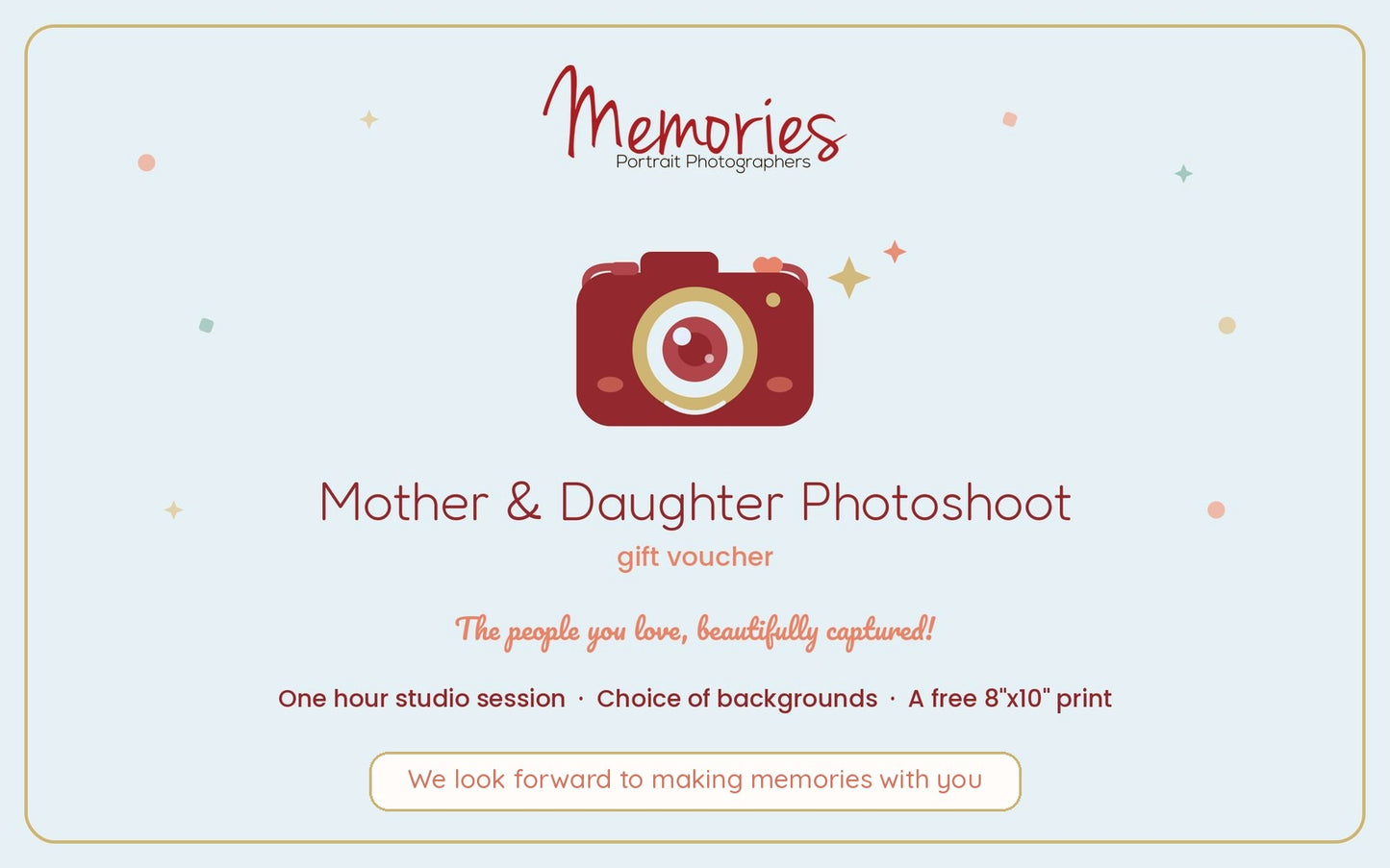 Mother & Daughter Photoshoot Gift Voucher