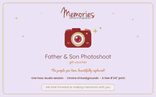 Father & Son Photoshoot Gift Voucher