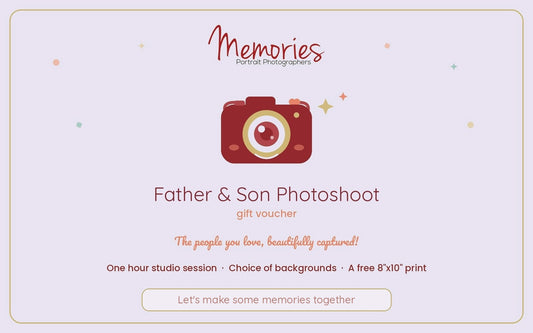 Father & Son Photoshoot Gift Voucher