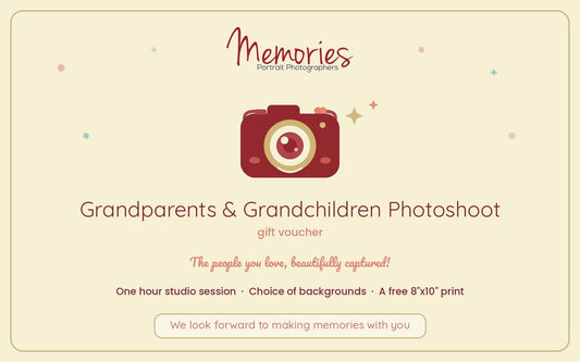 Grandparents & Grandchildren Photoshoot Gift Voucher