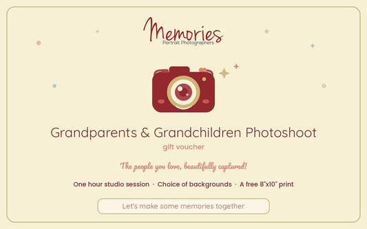 Grandparents & Grandchildren Photoshoot Gift Voucher